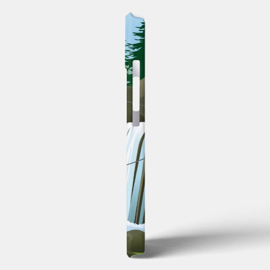 Watervalforel Case-Mate iPhone Case (Achterkant / Links)