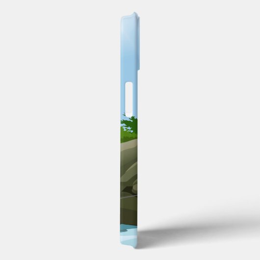 Watervalforel Case-Mate iPhone Case (Achterkant / Rechts)