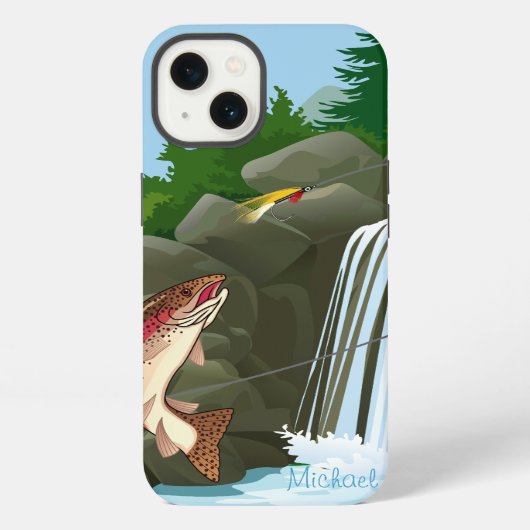 Watervalforel iPhone Hoesje (Achterkant)