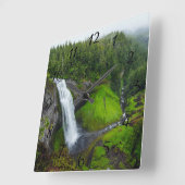 Watervalfoto Vierkante Klok (Hoek)