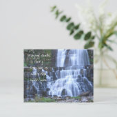 Watervalgebed Briefkaart (Staand voorkant)