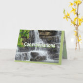 Watervalkaart - elke gelegenheid aanpassen kaart (Gele Bloem)