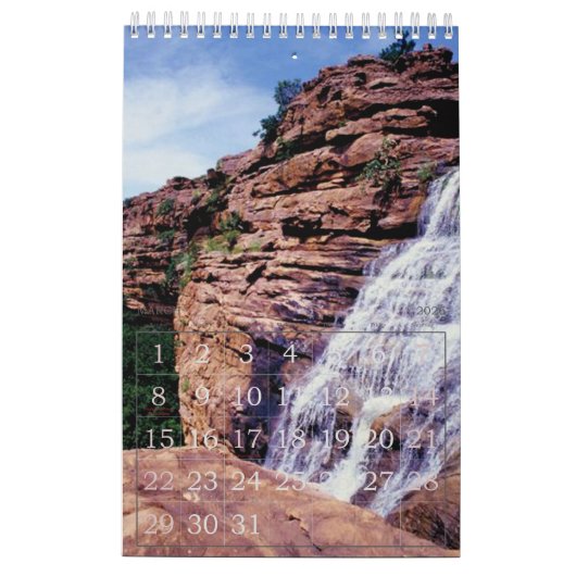 Watervalkalender Kalender (Mar 2026)