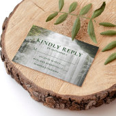 Watervalland buitenshuis bruiloft RSVP