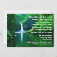 Watervallandschap Foto - Trouw Aankondiging