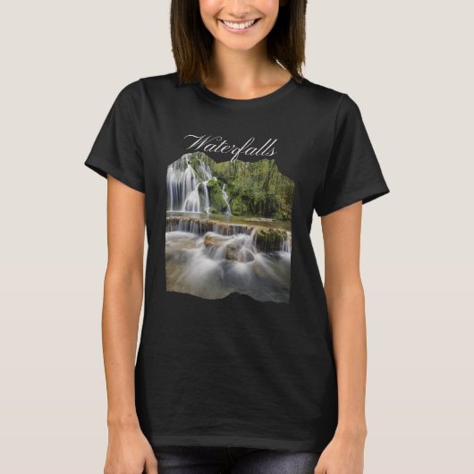  watervallandschappen t-shirt (Voorkant)