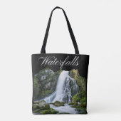 Watervallandschappen Tote Bag (Achterkant)