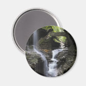 Watervallen bij Watkins Glen, NY Magneet (Voorkant / Achterkant)