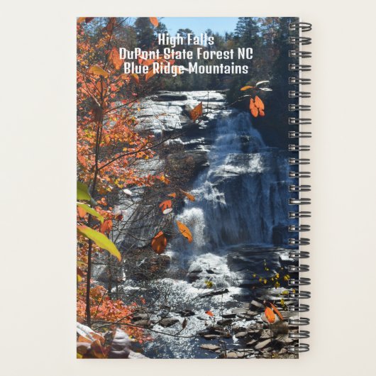 Watervallen en andere plannen NC Fotografie Planner (Achterkant)