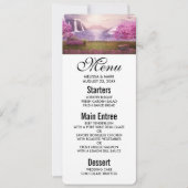 Watervallen en Cherry Trees door een meer Kaart (Voorkant)