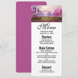 Watervallen en Cherry Trees door een meer Kaart