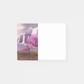 Watervallen en Cherry Trees door een meer Post-it® Notes (Voorkant)