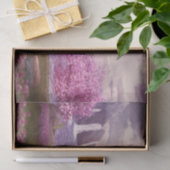 Watervallen en Cherry Trees door een meer Tissuepapier (Geschenk)