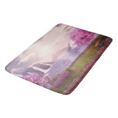 Watervallen en Cherry Trees rond een meer Badmat (Gekanteld)