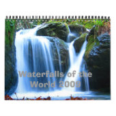 Watervallen in de wereld van 2009 kalender (Hoes)