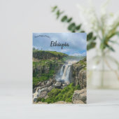 Watervallen in Ethiopië Briefkaart (Staand voorkant)