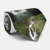 Watervallen in het noordwesten van de Stille Oceaa Stropdas (Opgerold)