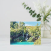 Watervallen in Nationaal Park Plitvice - Kroatië Briefkaart (Staand voorkant)