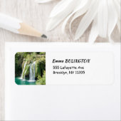 Watervallen in Nationaal Park Plitvice - Kroatië Etiket (Insitu)