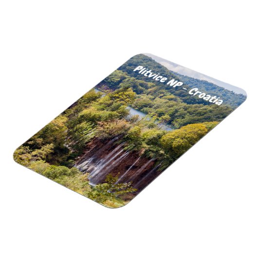 Watervallen in Nationaal park Plitvice - Kroatië Magneet (Linkerzijde)
