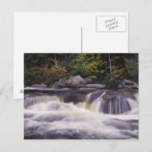 Watervallen, Kancamagus Highway, Wit Briefkaart (Voorkant / Achterkant)