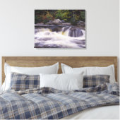 Watervallen, Kancamagus Highway, Wit Canvas Afdruk (Insitu (Slaapkamer))