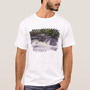 Watervallen, Kancamagus Highway, Wit T-shirt
