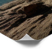 Watervallen Landschap Meditatie Serene Poster (Hoek)