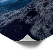 Watervallen Landschap Meditatie Serene Poster (Hoek)