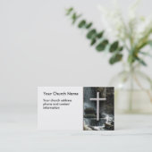 Watervallen met dwars Christelijk Visitekaartje (Staand voorkant)