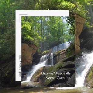 Watervallen najagen Noord Carolina Bergen Foto Briefkaart