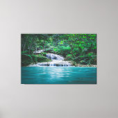 Watervallen Natuur Relax Home Kantoor Afbeelding 1 Canvas Afdruk (Voorkant)