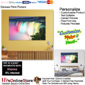 Watervallen Natuur Relax Home Kantoor Afbeelding 1 Canvas Afdruk