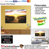 Watervallen Natuur Relax Home Kantoor Afbeelding 1 Canvas Afdruk