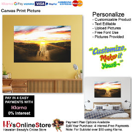 Watervallen Natuur Relax Home Kantoor Afbeelding 1 Canvas Afdruk