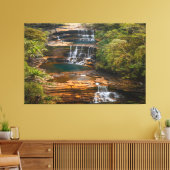 Watervallen Natuur Relax Home Kantoor Afbeelding 1 Canvas Afdruk (Insitu (Woonkamer))