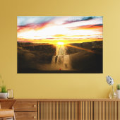 Watervallen Natuur Relax Home Kantoor Afbeelding 1 Canvas Afdruk (Insitu (Woonkamer))