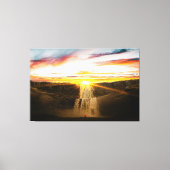 Watervallen Natuur Relax Home Kantoor Afbeelding 1 Canvas Afdruk (Voorkant)