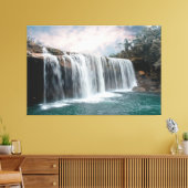 Watervallen Natuur Relax Home Kantoor Afbeelding 7 Canvas Afdruk (Insitu (Woonkamer))