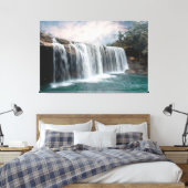 Watervallen Natuur Relax Home Kantoor Afbeelding 7 Canvas Afdruk (Insitu (Slaapkamer))