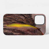 WATERVALLEN ONDER WITTE HUID iPhone HOESJE (Achterkant horizontaal)