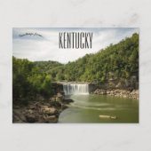 Watervallen op de Cumberland River in Kentucky Briefkaart (Voorkant)