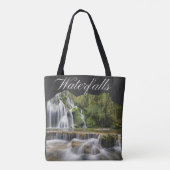 Watervallen op het platteland tote bag (Achterkant)