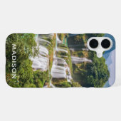 Watervallen op maat gemaakte telefoonhoesjes iPhone hoesje (Achterkant horizontaal)
