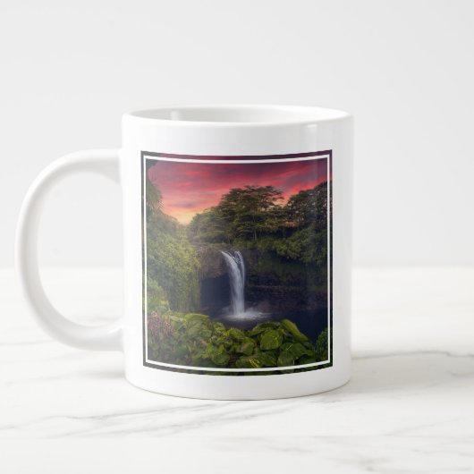 Watervallen | Rainbow Falls, Hilo, Hawaii Grote Koffiekop (Links)