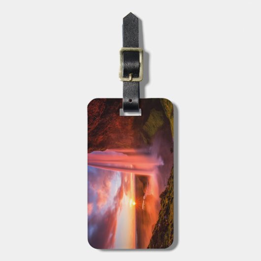 Watervallen | Seljalandsfoss Waterval Bagagelabel (Voorkant verticaal)