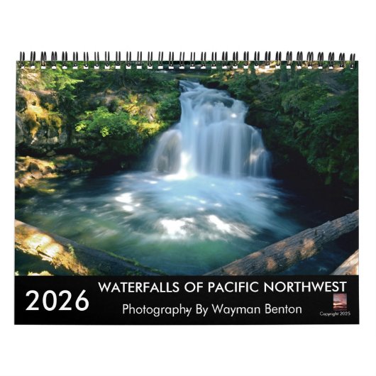 WATERVALLEN VAN DE PACIFIC NORTHWEST Kalender (Hoes)