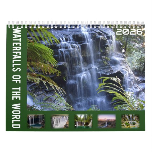 Watervallen Van De Wereld 2026 Kalender (Hoes)