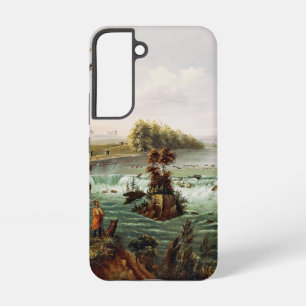 Watervallen van Saint Anthony door Henry Lewis Samsung Galaxy Hoesje