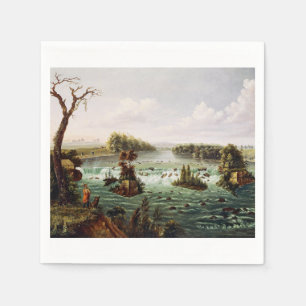 Watervallen van Saint Anthony door Henry Lewis Servet